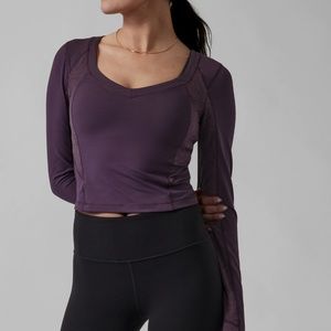 Athleta Shanti Lace Top